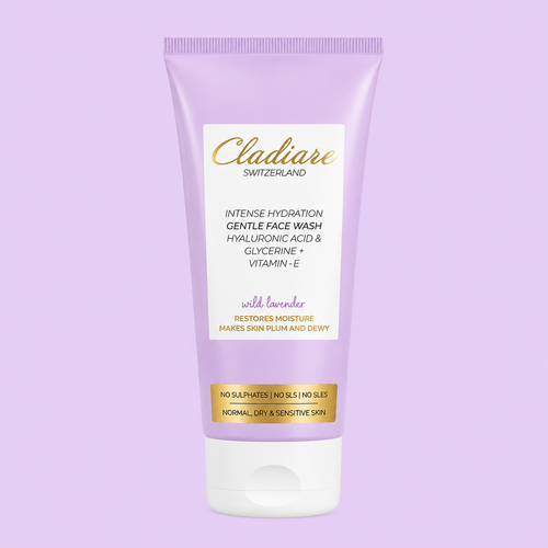 Cladiare Intense Hydration Gentle Face Wash – Wild Lavender 100ml