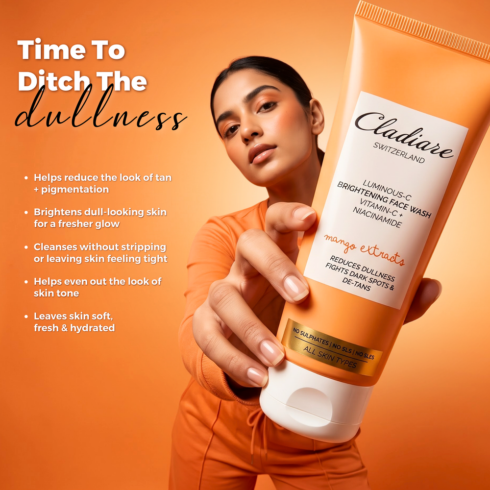 Cladiare Brightening & De-Tan Face Wash 100ml