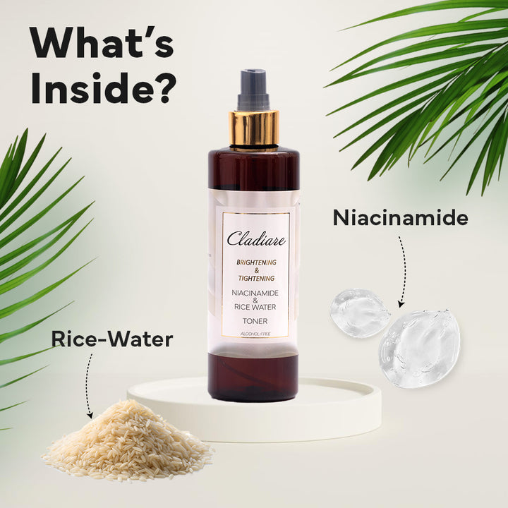 Ingredients Brightening & Tightening Toner - Cladiare Brightening & Tightening Toner - Cladiare Switzerland