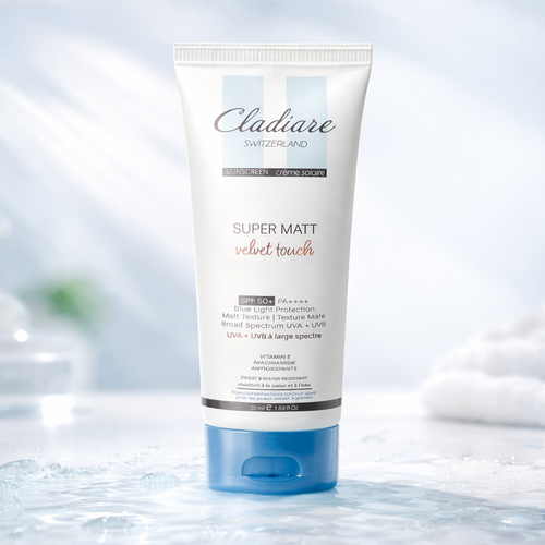 Cladiare Super Matt Velvet Touch Sunscreen | Matt Texture | Spf 50 PA++++ | UVA UVB