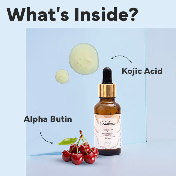 Ingredients Kojic Acid Serum - Cladiare Kojic Acid Serum - Cladiare Switzerland"