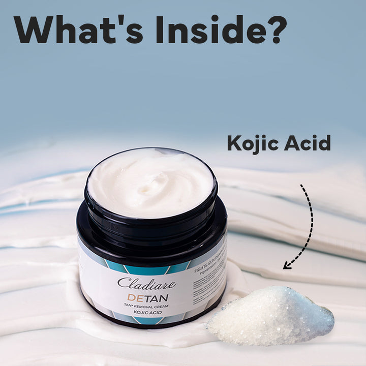 Ingredients - Kojic Acid Skin Lightening Cream - Cladiare Detan Cream - Cladiare Switzerland