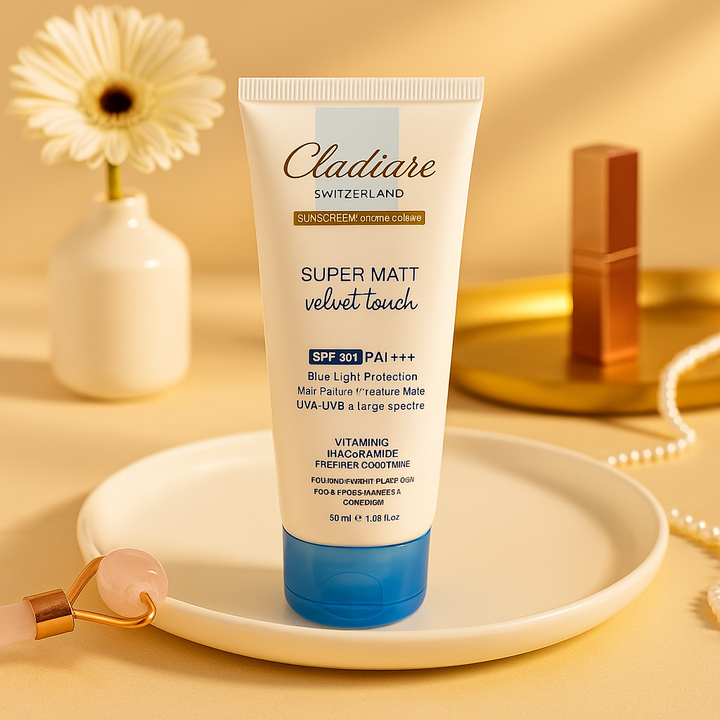 Cladiare Super Matt Velvet Touch Sunscreen SPF 50 PA++++