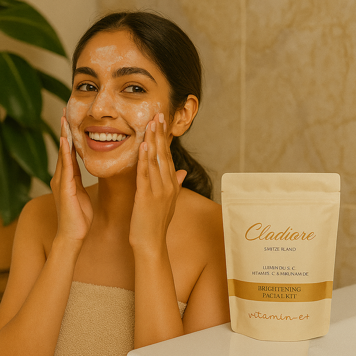 Cladiare Vitamin E+ Instant Glow Facial Kit, Lifestyle
