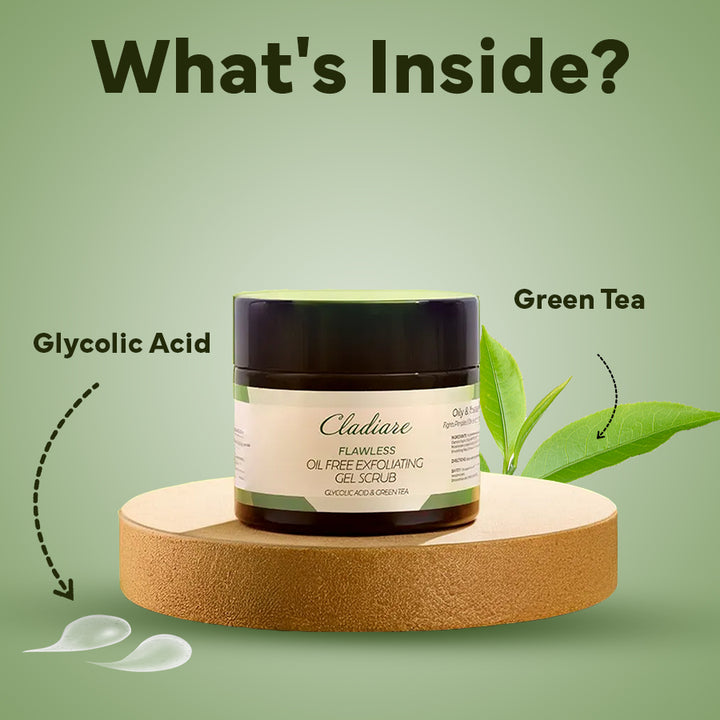 Ingredients Clarifying Gel Scrub - Cladiare Oil Free Clarifying Gel Scrub - Cladiare Switzerland