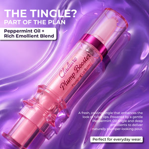 Cladiare Plump Booster lip plumper with Peppermint Oil and a rich emollient blend