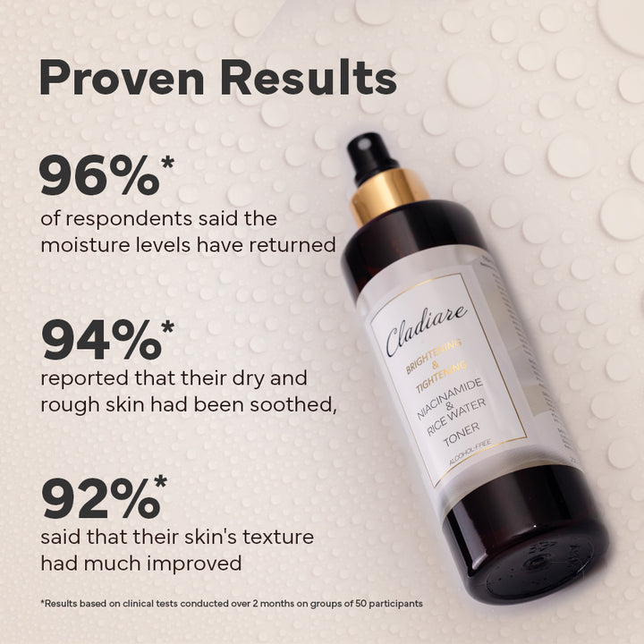 Proven results Brightening & Tightening Toner - Cladiare Brightening & Tightening Toner - Cladiare Switzerland