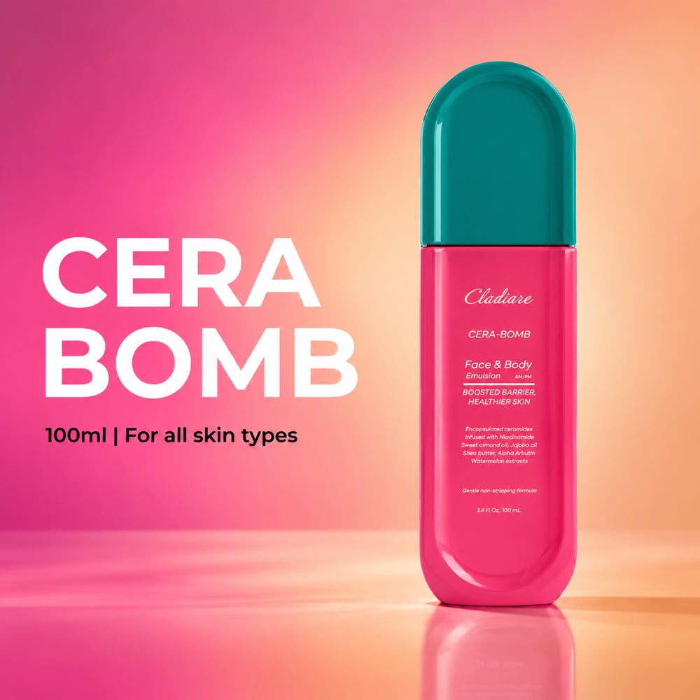 Cladiare Cera Bomb Ceramide Moisturizer 100ml face and body emulsion for all skin types